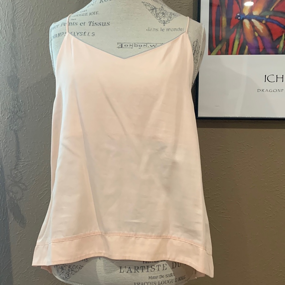 LULULEMON string tank top, light pink/peach, size 10